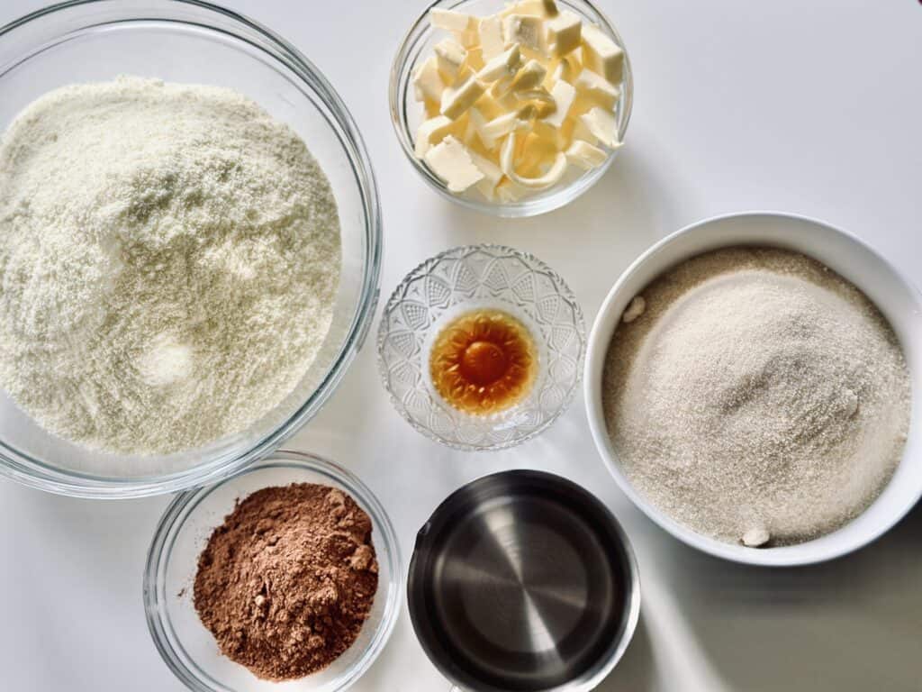 ingredients needed for making chocolate fudge