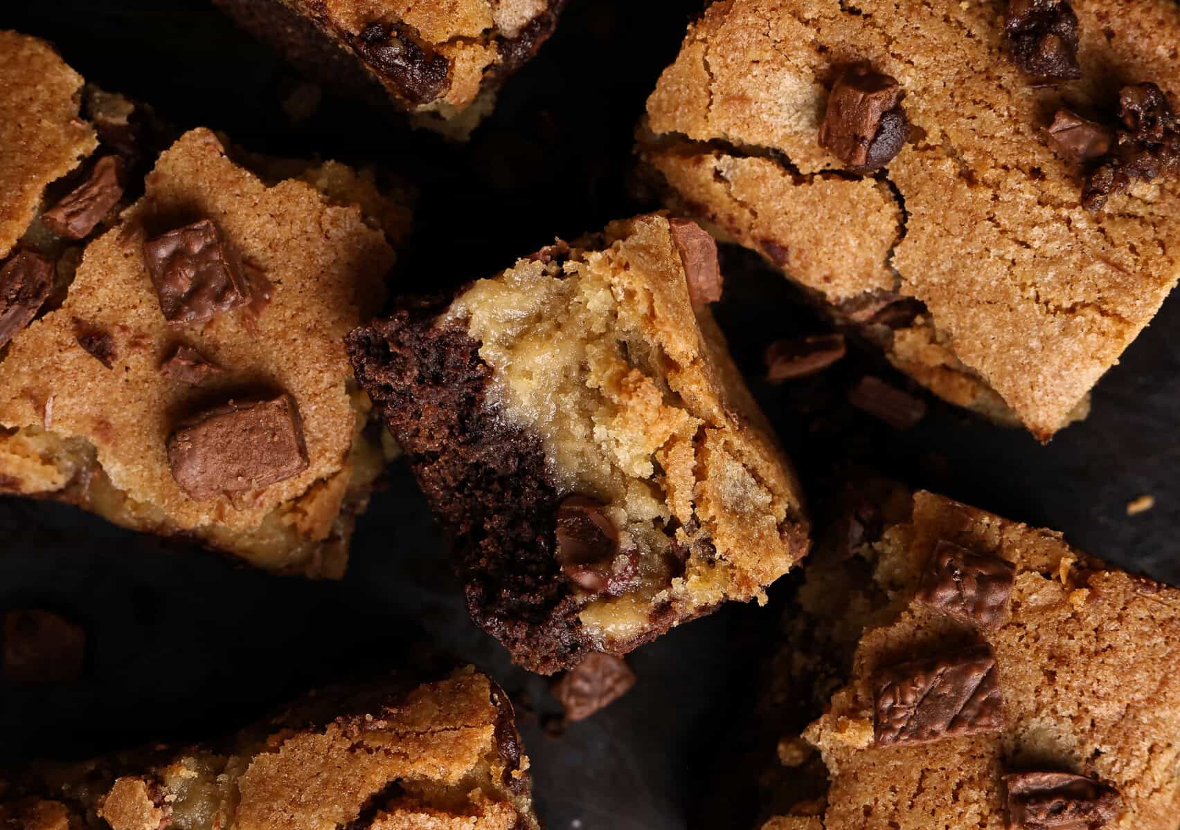 Fudgy sourdough brookies