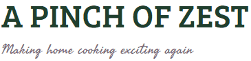 a pinch of zest logo